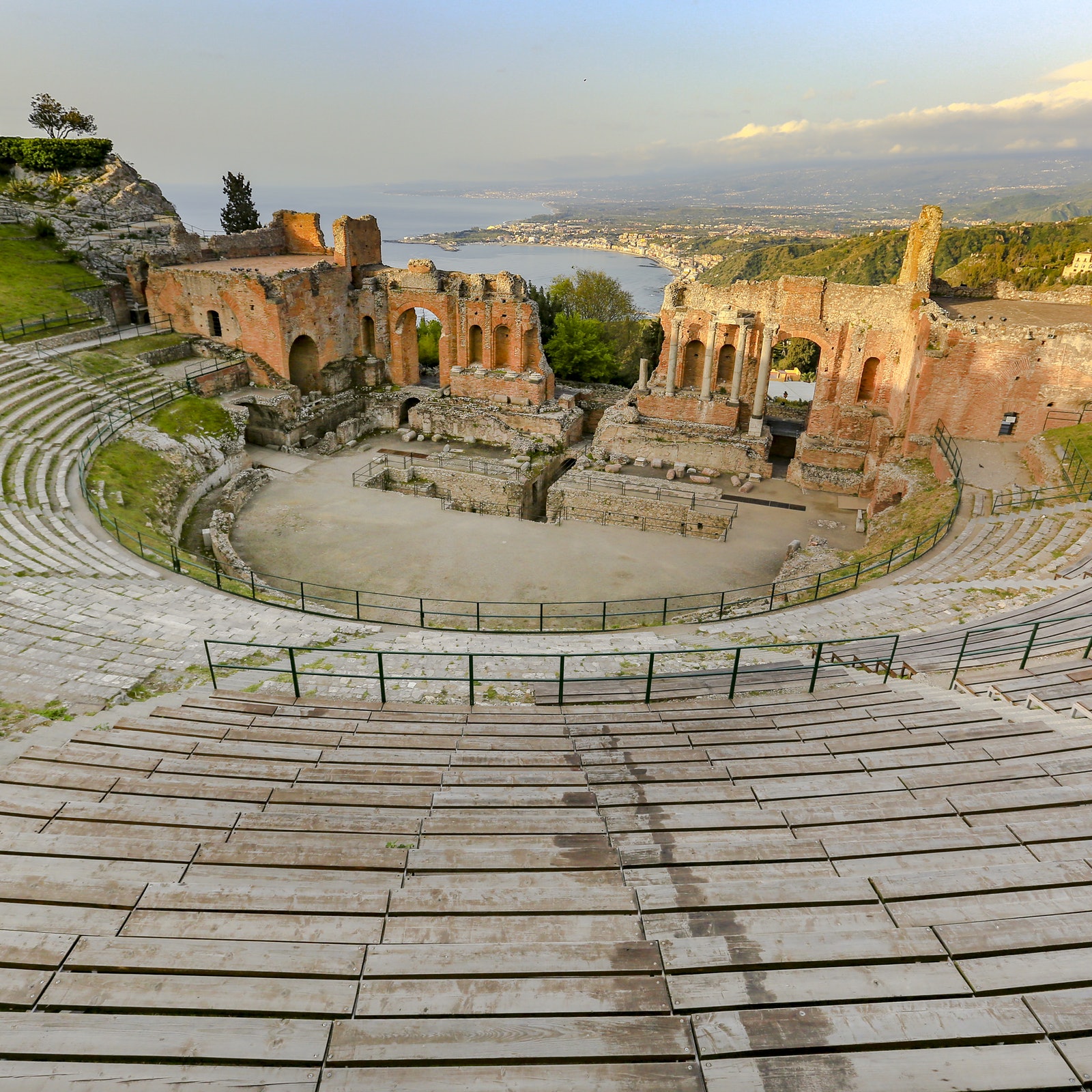 Ancient Theatre of Taormina in Italy