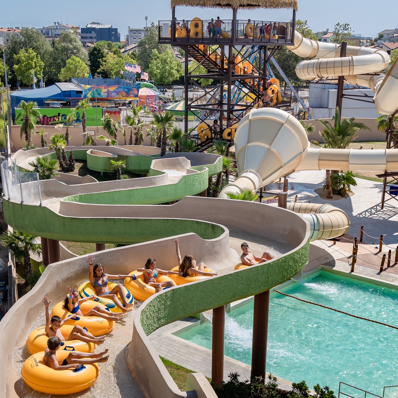 Aquafollie Water Park Caorle in Italy