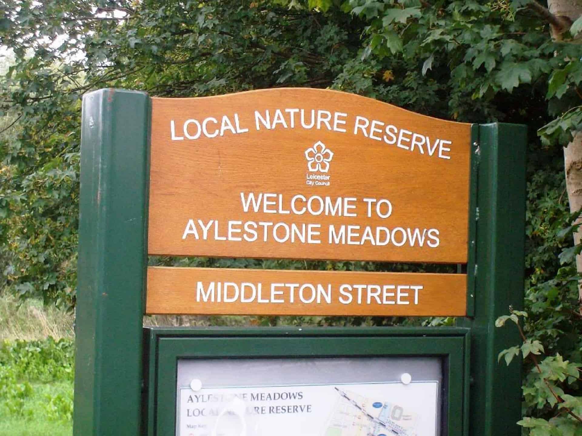 Aylestone Meadows Local Nature Reserve in UK