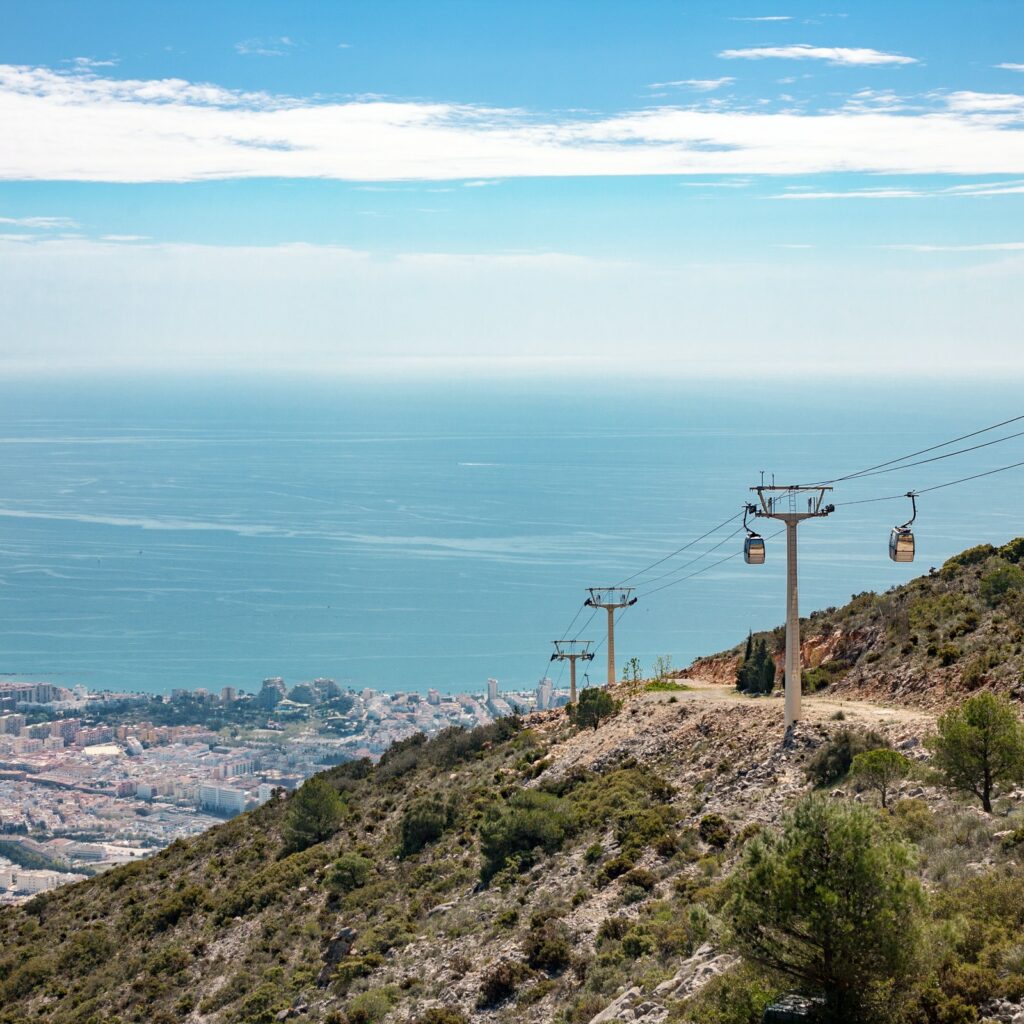 Cable Car Benalmádena in Spain