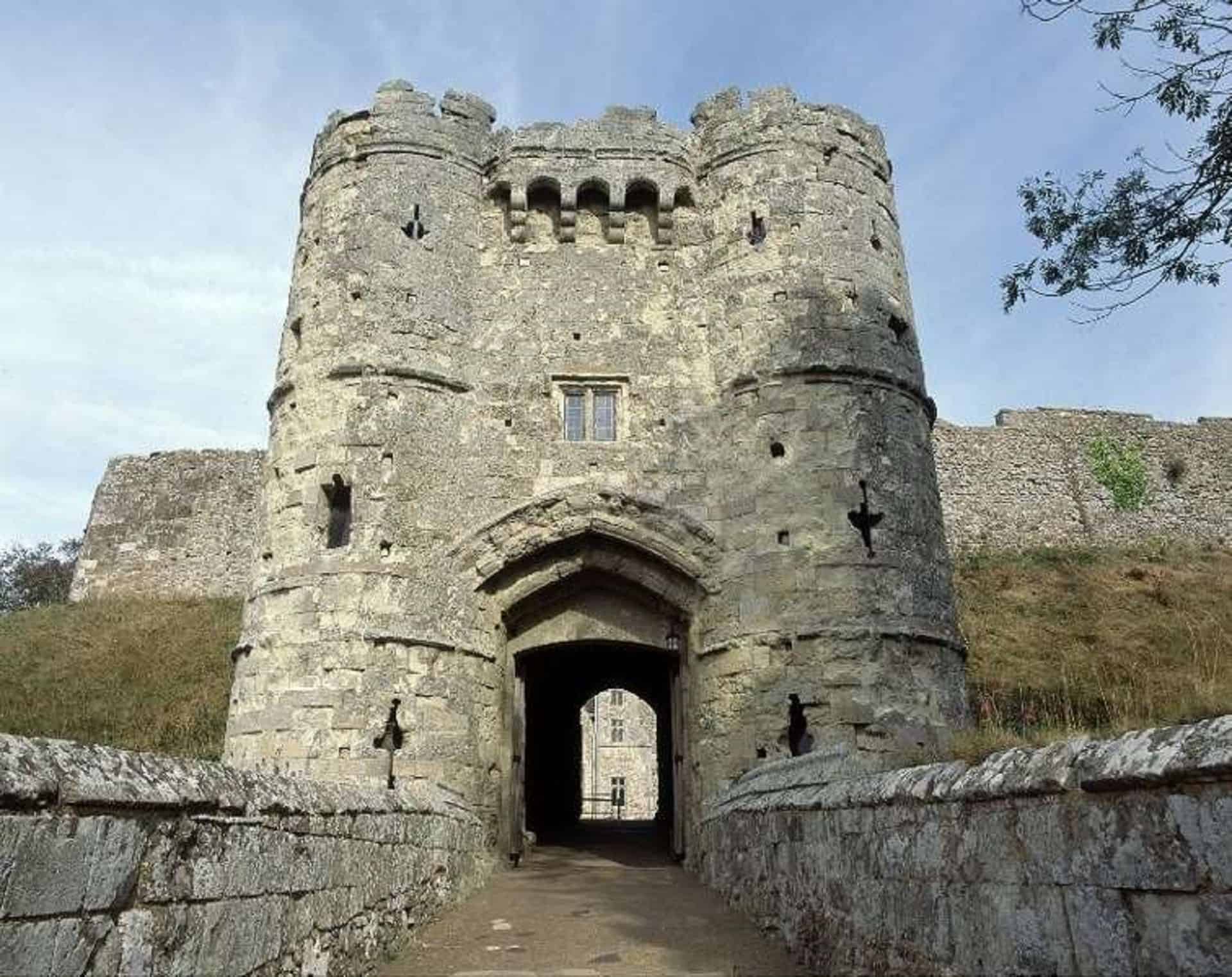 Carisbrooke Castle in UK