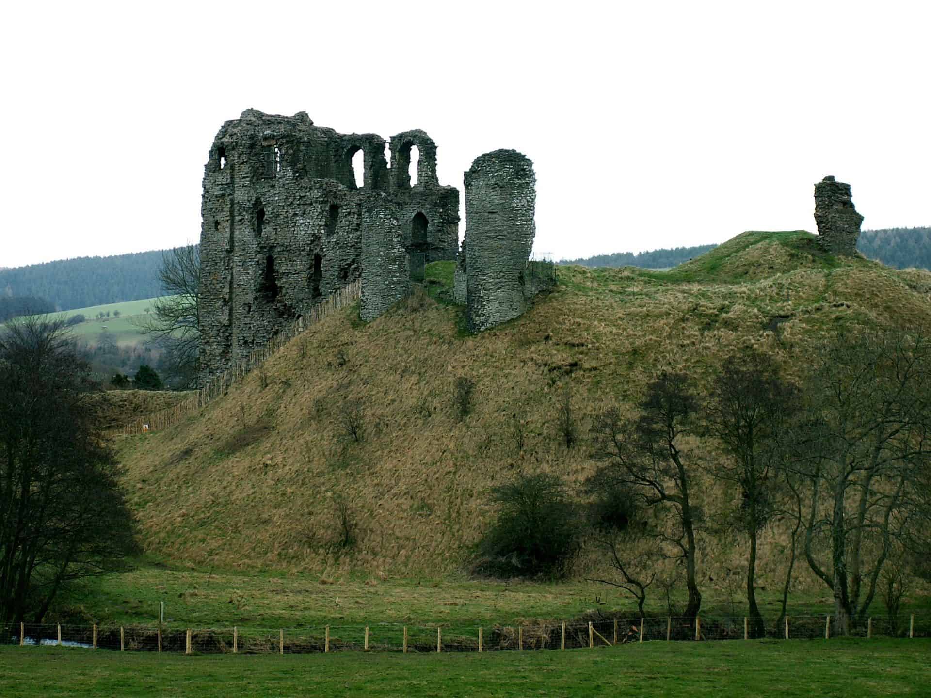 Clun Castle in UK