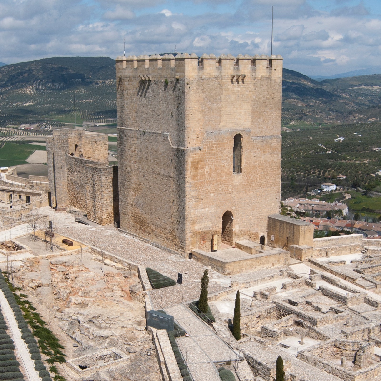 Fortress of La Mota in Spain