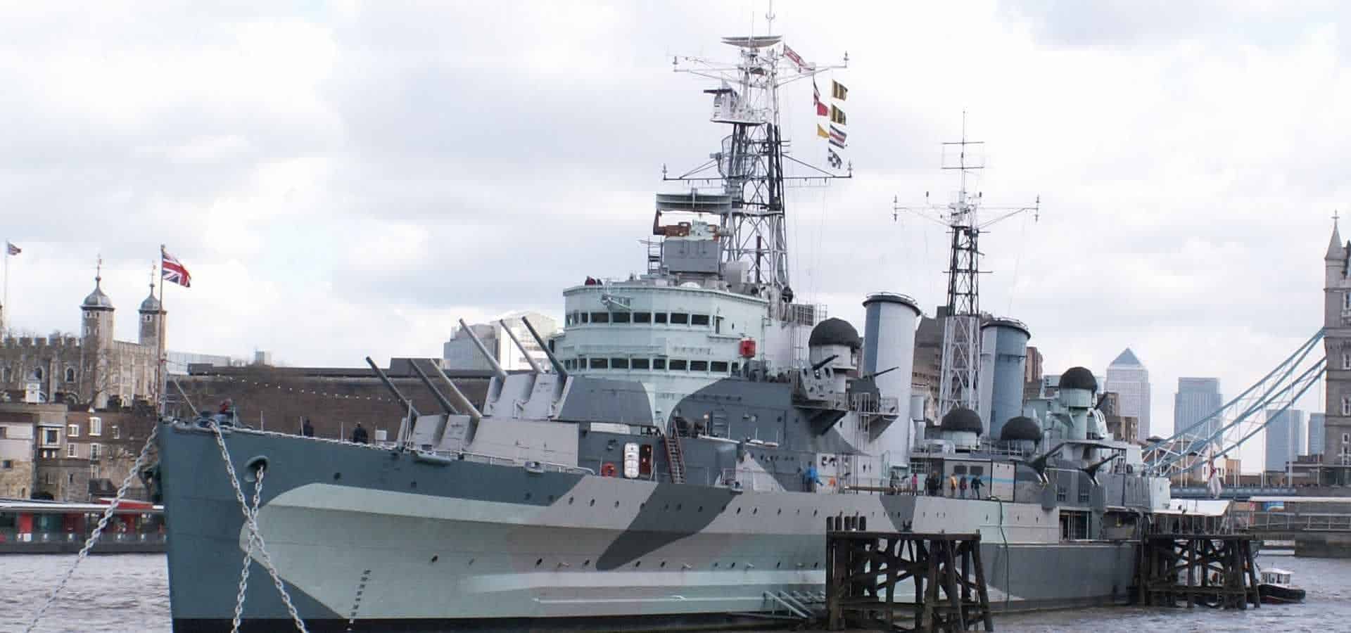 HMS Belfast in UK
