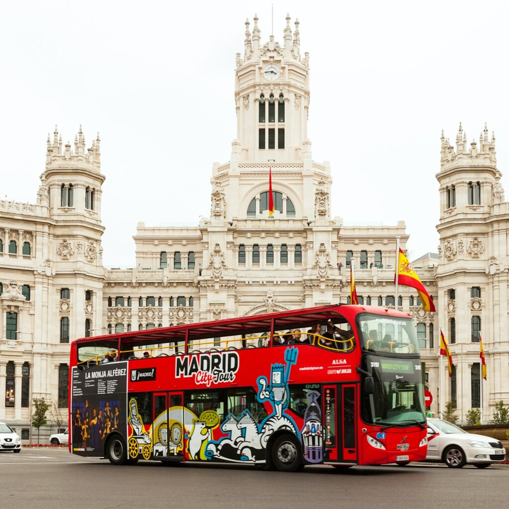Hop-on Hop-off Bus Madrid in Spain