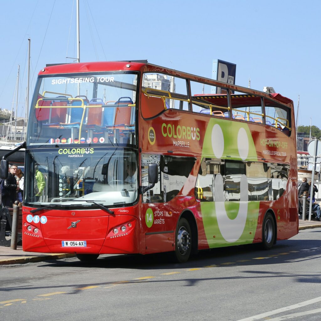 Hop-on Hop-off Colorbus Marseille in France