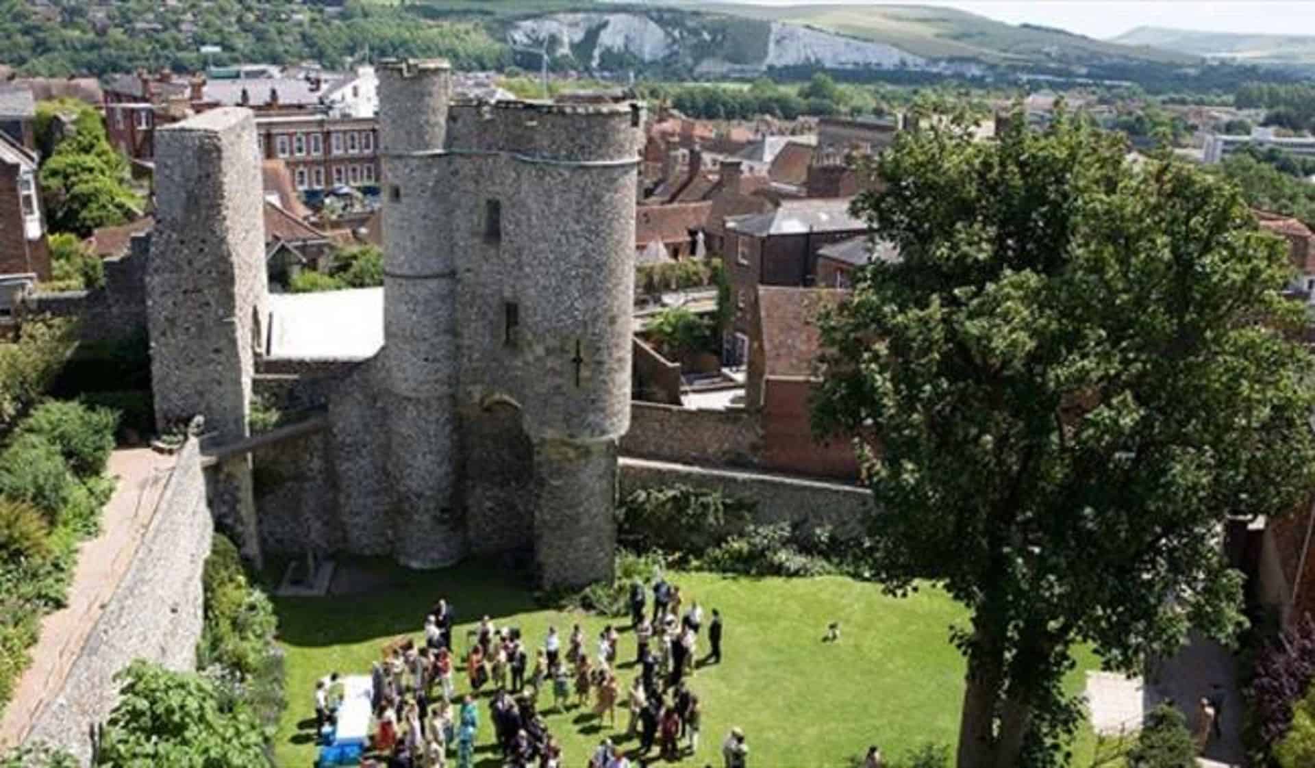 Lewes Castle in UK