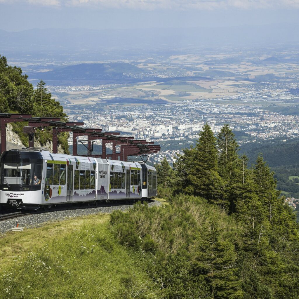 Panoramique des Dômes in France