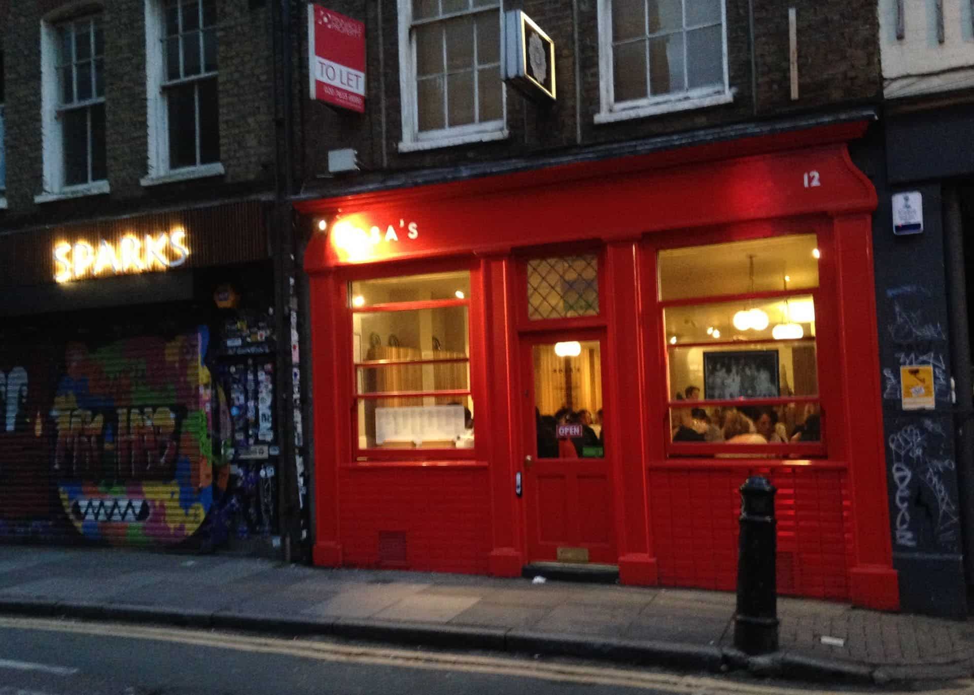 Rosa's Thai Cafe Spitalfields in UK