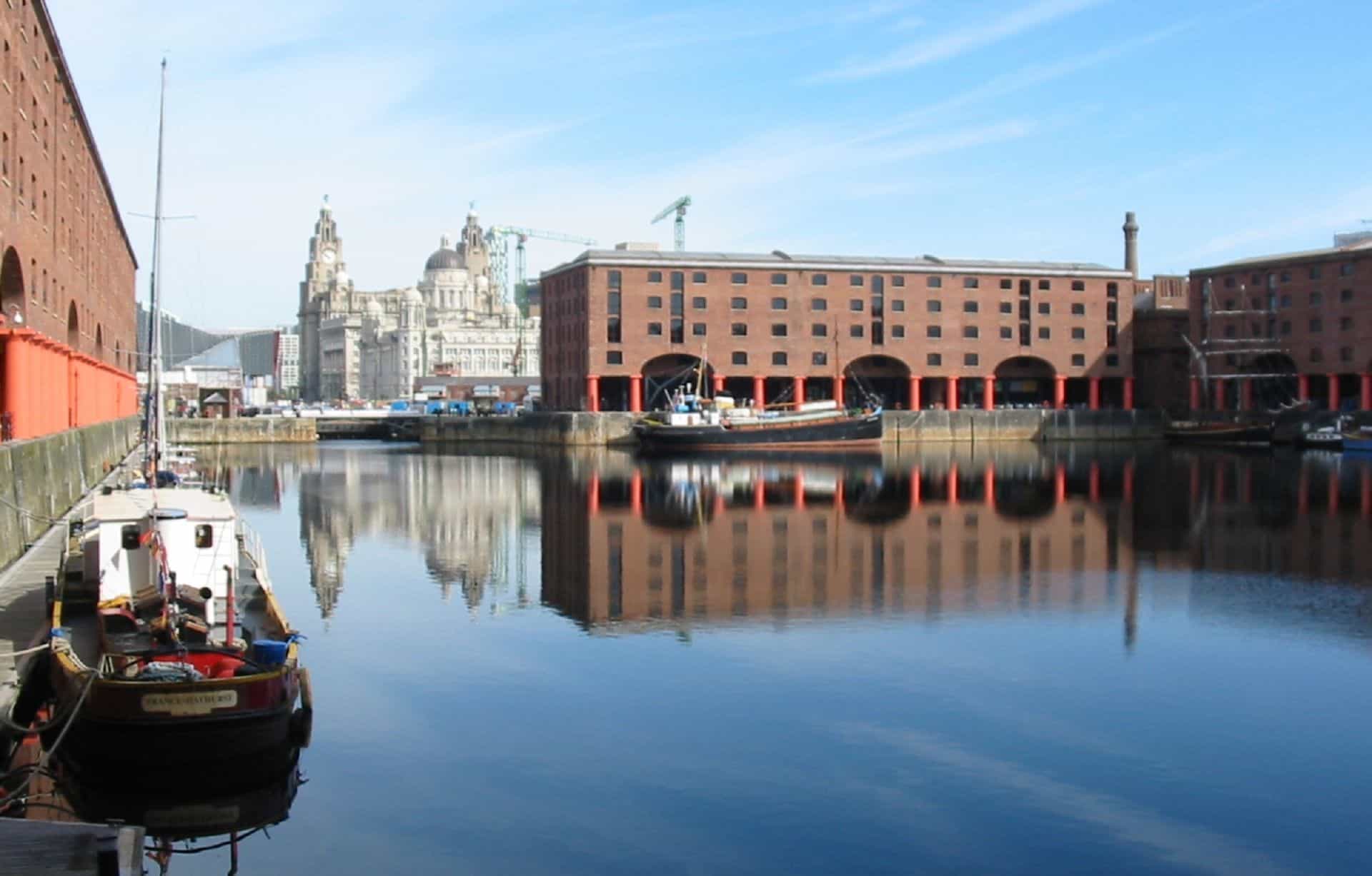 Royal Albert Dock Liverpool in UK
