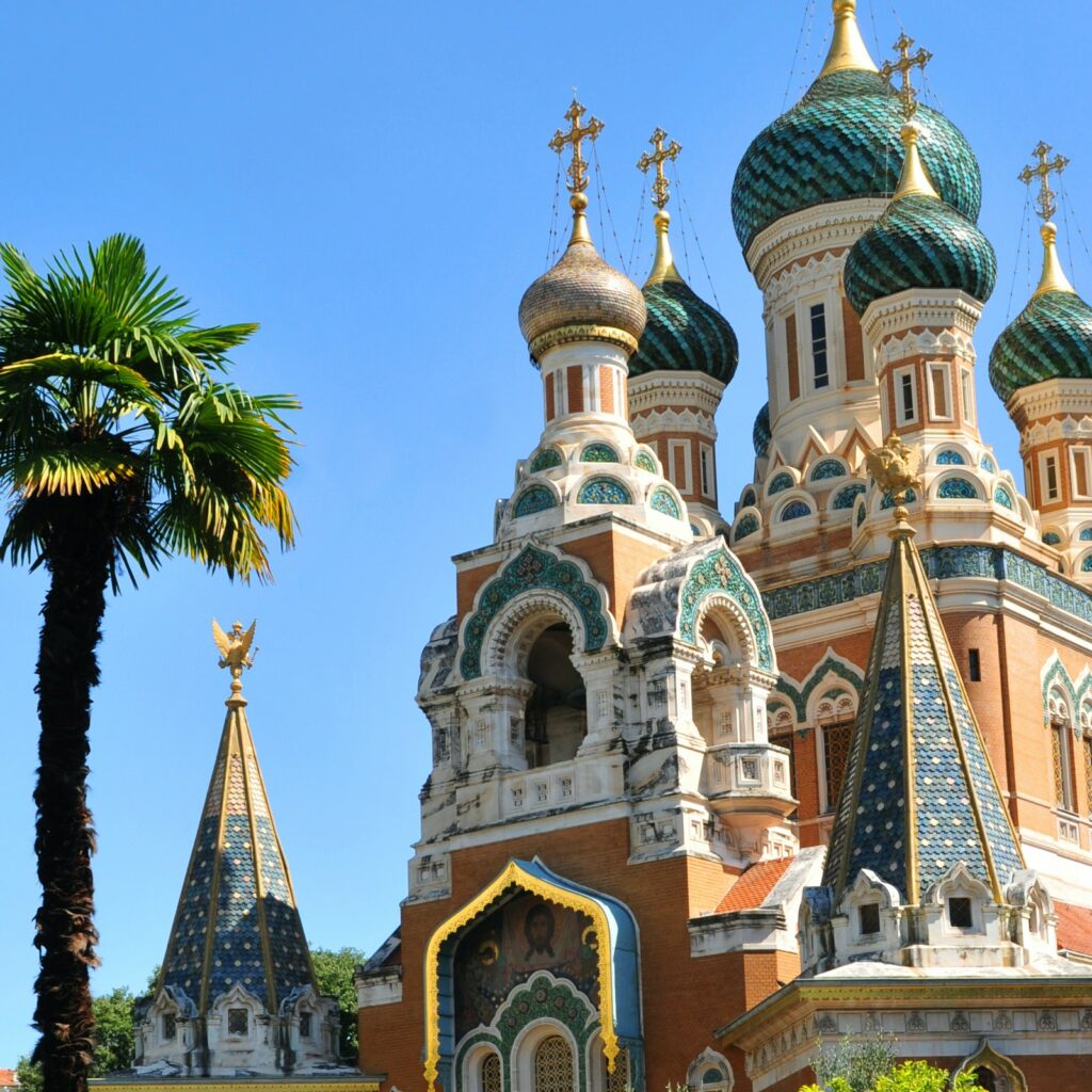 Russian Orthodox Cathedral Guided Tour + Highlights of Nice in France