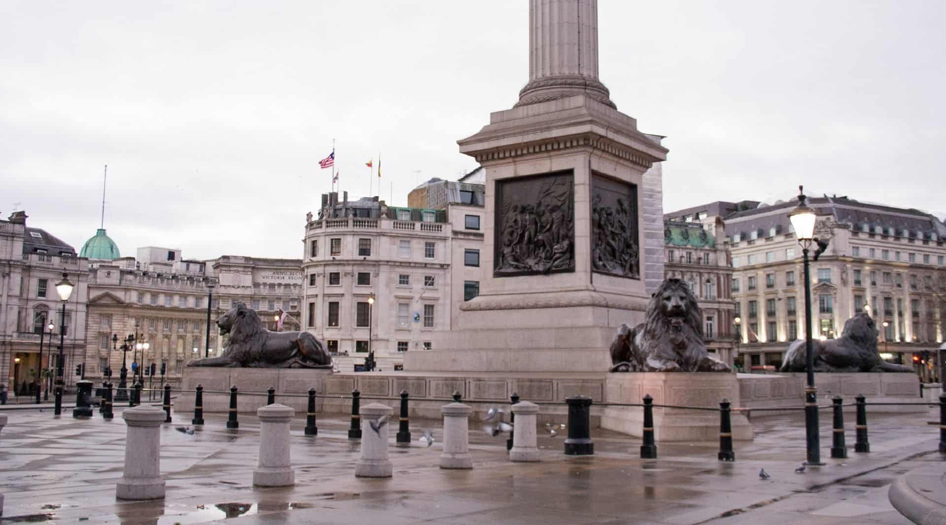 Trafalgar Square in UK