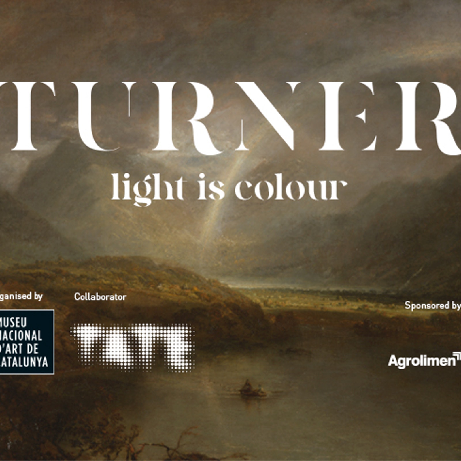 Turner. Light is colour Exhibition at Museu Nacional d'Art de Catalunya in Spain