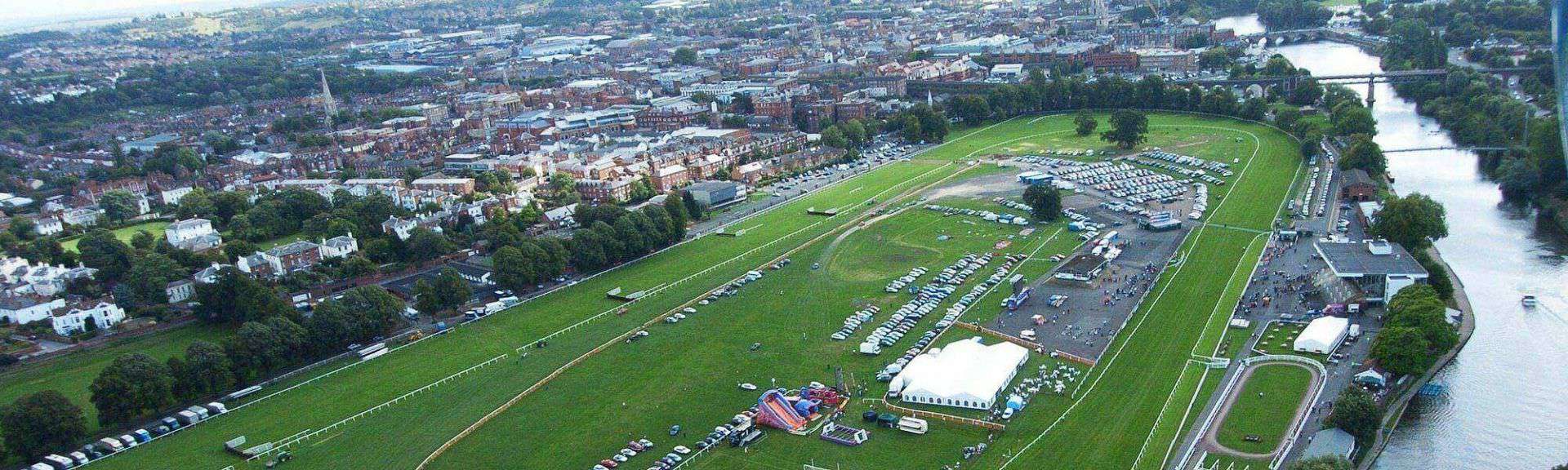 Worcester Racecourse in UK